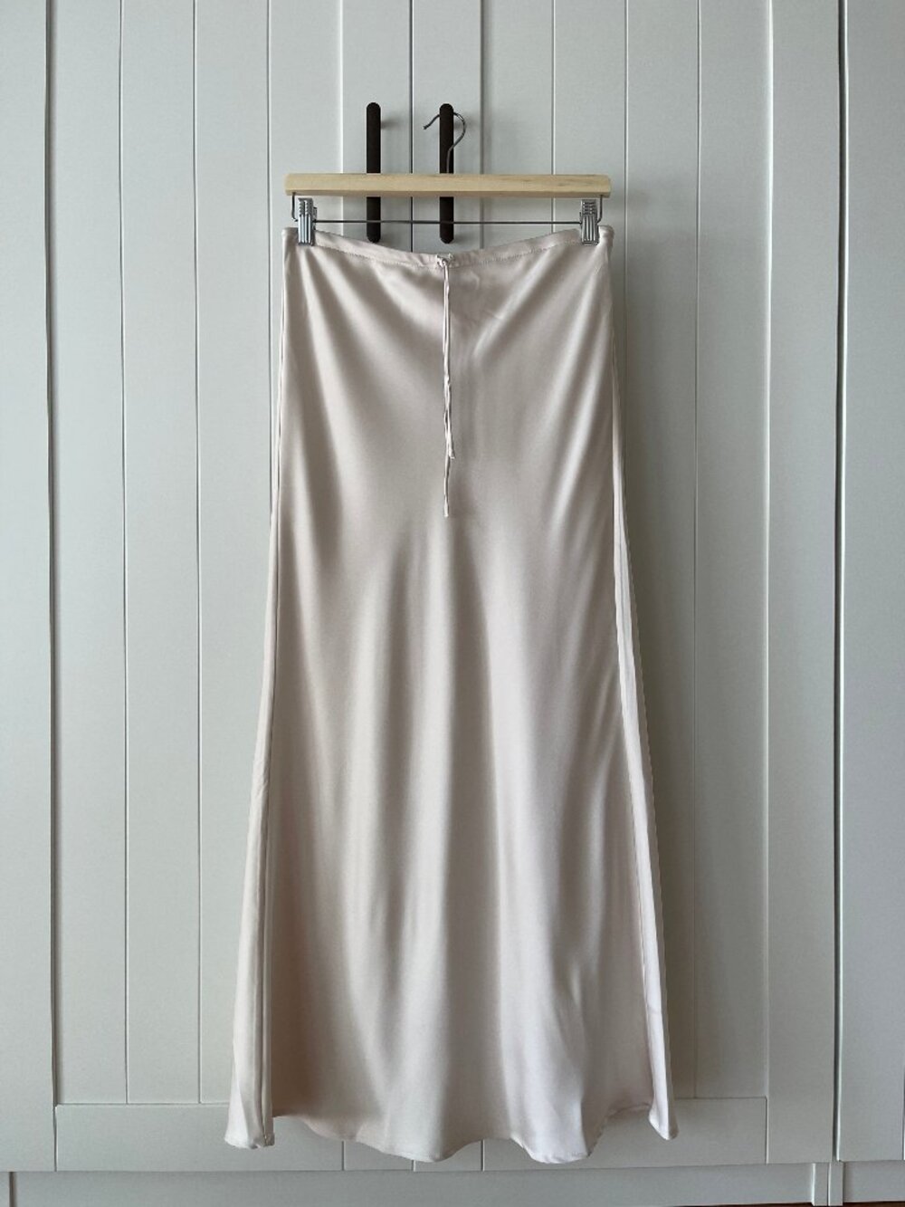 Dynamite Satin Maxi Slip Skirt